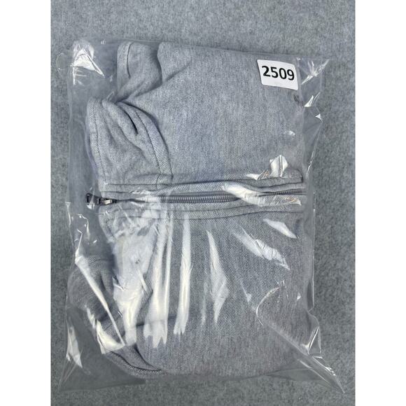 IZOD Saltwater Relaxed Men's LS Quarter Zip Pullover Gray High Neck Size XL - Picture 9 of 9